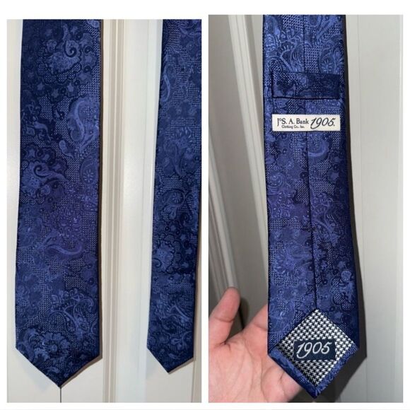 Assortment of Men’s Ties (4) Total Jos. A Banks, Club Room, Calibrate - Picture 3 of 5